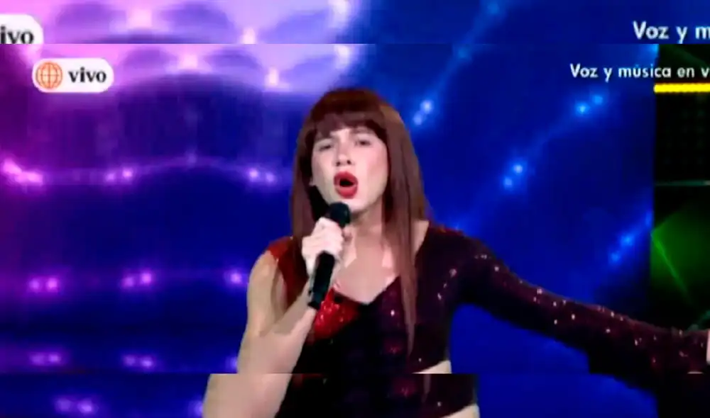 La Uchulú se queda una semana más en "El Artista del Año". Foto: captura de América TV La Uchulú se queda una semana más en "El Artista del Año". Foto: captura de América TV