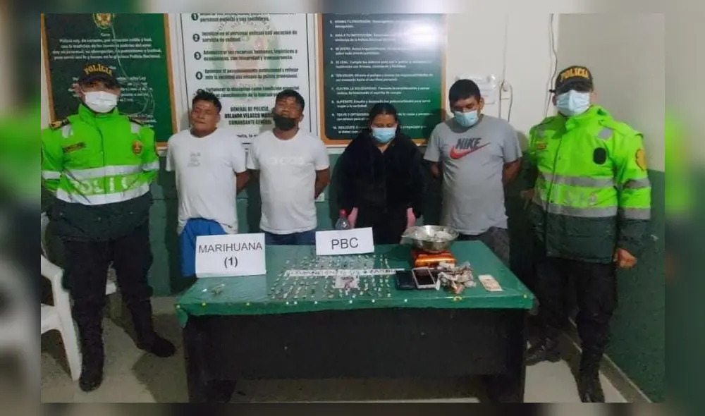Serán denunciados por atentar contra la salud, en la modalidad de venta de drogas. Foto: PNP