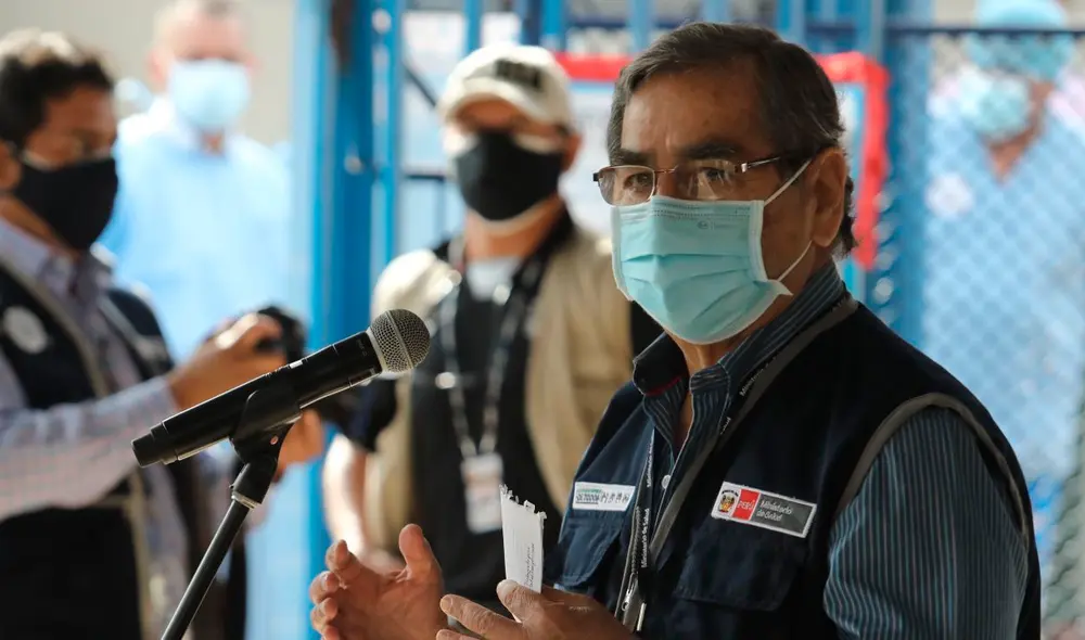 Ministro instó a la ciudadanía a continuar respetando medidas sanitarias. Foto: La República Ministro instó a la ciudadanía a continuar respetando medidas sanitarias. Foto: La República