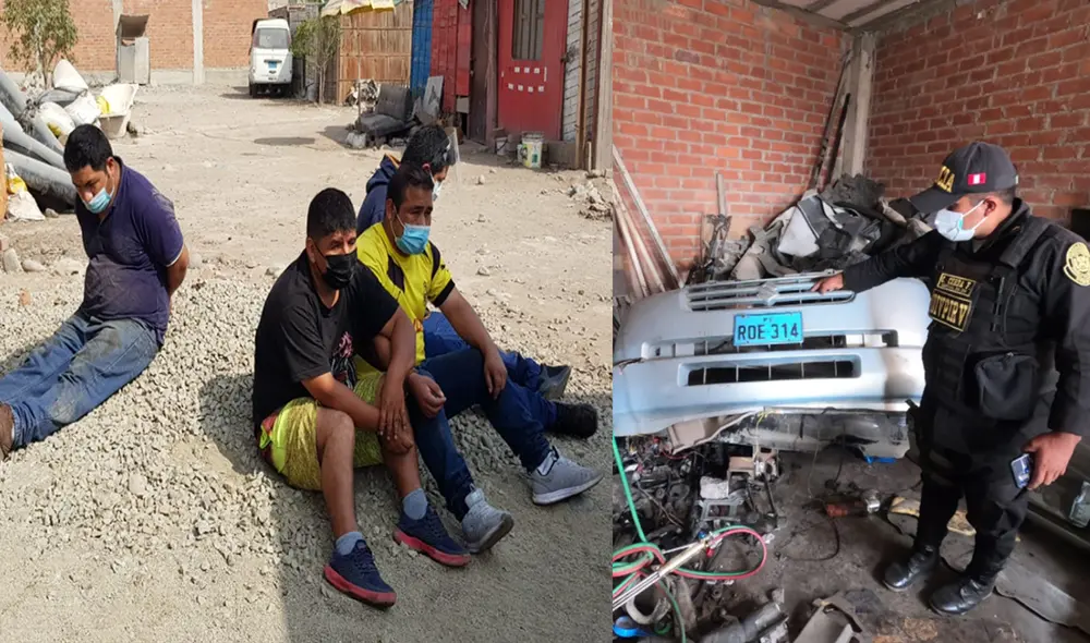 Dentro del depósito se hallaron tres autos reportados como robados en abril del 2021. Foto: Deysi Portuguéz / URPI-LR Dentro del depósito se hallaron tres autos reportados como robados en abril del 2021. Foto: Deysi Portuguéz / URPI-LR