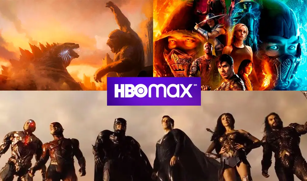 Godzilla vs. Kong, Mortal Kombat y Justice League son solo algunos de los títulos que traerá HBO Max. Foto: composición/HBO Max/Warner Bros