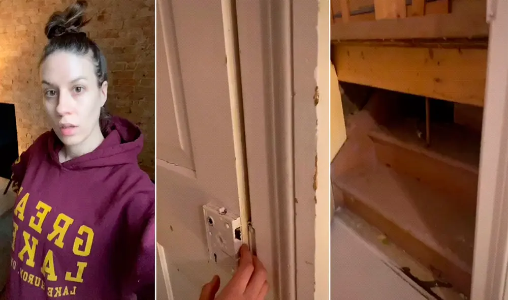 La nueva propietaria de una casa de 148 años de antigüedad, se volvió tendencia tras el inusual descubrimiento. Foto: captura de TikTok