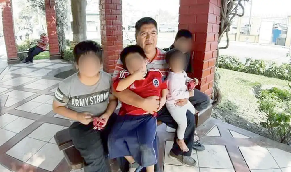 Terrible pérdida. Carlos Bedón falleció por COVID-19 y deja a sus 4 niños en la orfandad. Foto: difusión