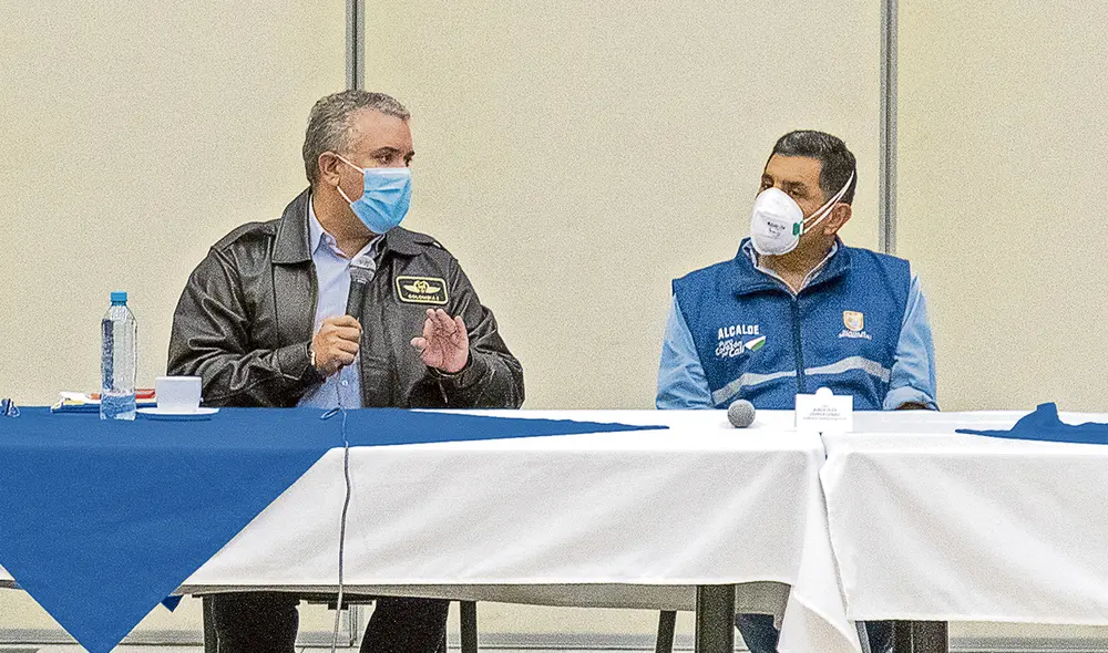 Trato fallido. Iván Duque no logró pacto y ahora convocan a nueva huelga nacional. Foto: AFP