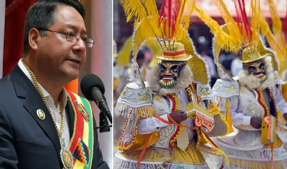El presidente de Bolivia remarcó que estas manifestaciones artísticas son parte de “la creatividad del pueblo de Bolivia”. Foto: composición/Andina
