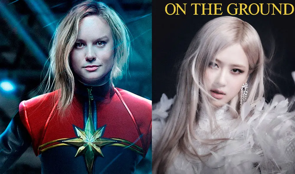 Brie Larson se ganó el corazón de los fans de BLACKPINK en el mundo. Foto: composición LR