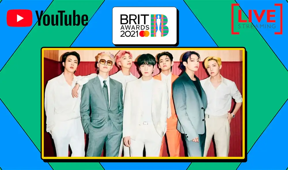 BTS espera conseguir el premio a Grupo internacional en los BRITs 2021. Foto: composición Diario La República