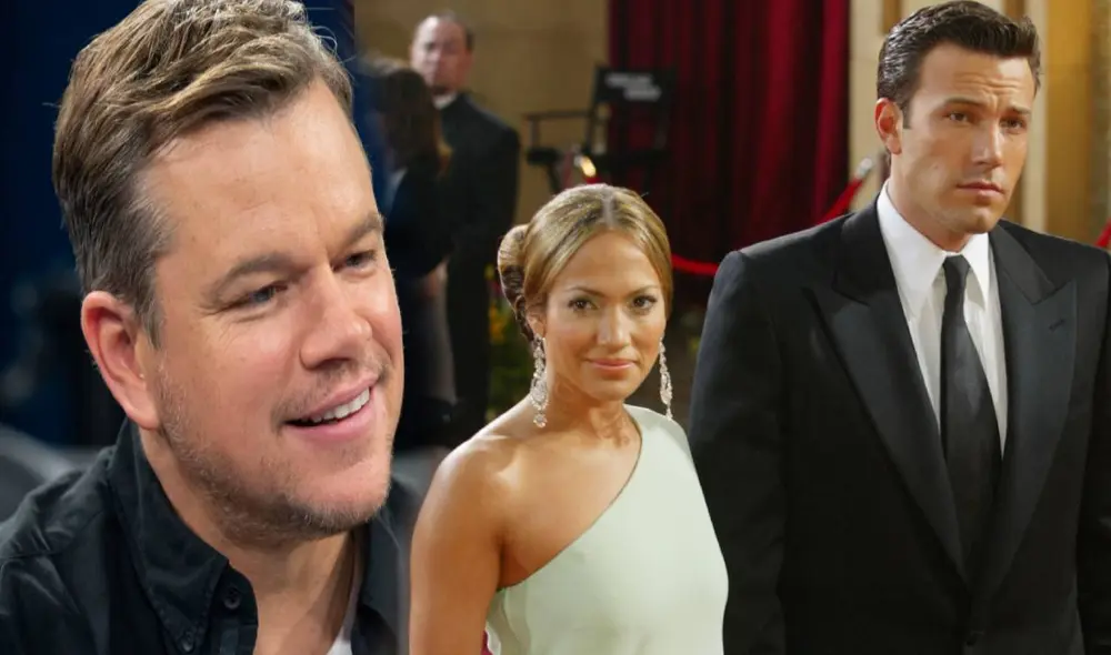 Matt Damon emocionado por la posible reconciliación. Foto: composición AFP