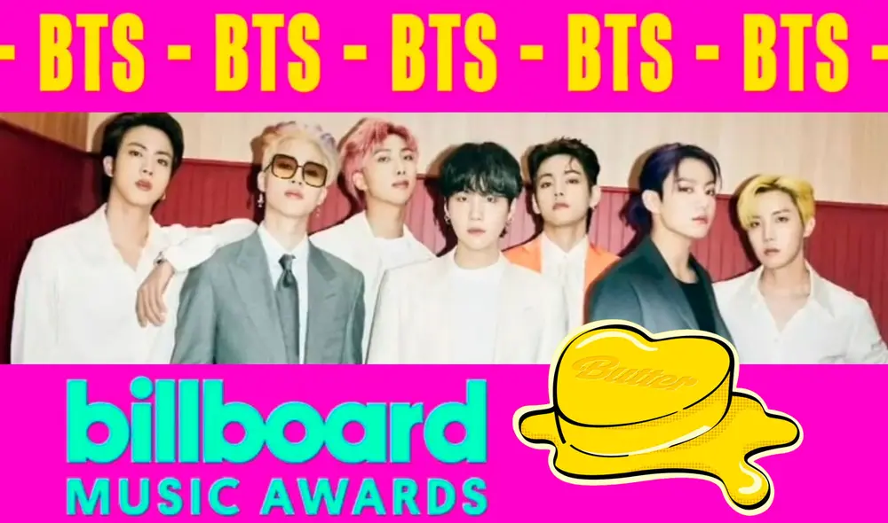 Lo que ARMY debe saber de lanzamiento de "Butter" de BTS en los BBMAs 2021. Foto: composición Diario La República/Big Hit
