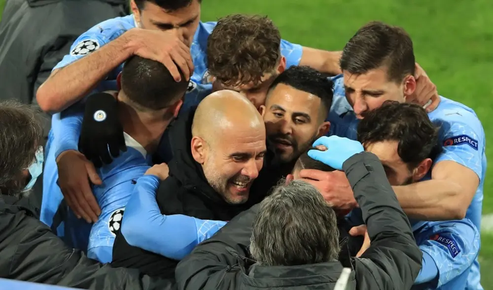 Manchester City sale campeón de la Premier League 2020/2021. Foto: EFE
