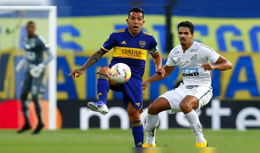 Boca Juniors vs. Santos disputan la fecha 4 del Grupo C de Libertadores. Foto: EFE