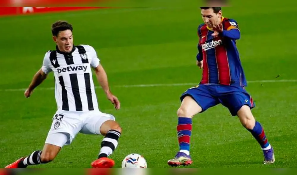 Barcelona vs. Levante jugarán desde las 3.00 p. m. (hora peruana). Foto: EFE