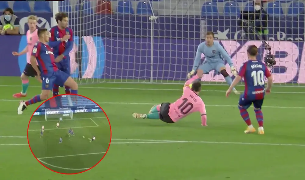 Messi es el actual goleador de LaLiga. Foto: captura de video/DirecTV Sports