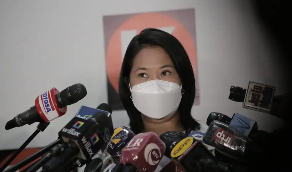 Keiko Fujimori disputará el balotaje este 6 de junio frente a Pedro Castillo. Foto: John Reyes/La República