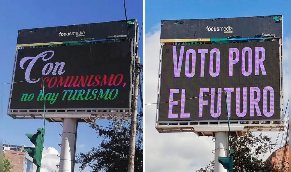 Pantalla está en la av. De la Cultura, una de las vías principales de Cusco. Foto: Pulso Regional/La República