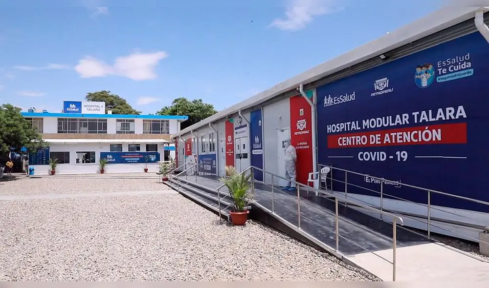 Hospital Modular Talara cumple un rol estratégico en la lucha contra la COVID-19. Foto: difusión