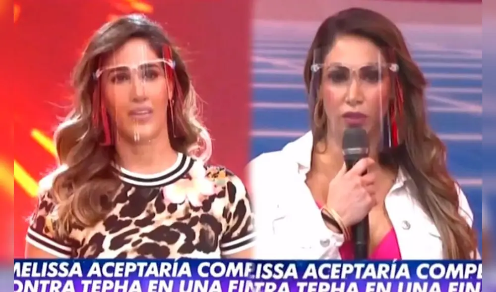 Tepha Loza había asegurado que no volvería a Esto es guerra. Foto: captura América TV Tepha Loza había asegurado que no volvería a Esto es guerra. Foto: captura América TV