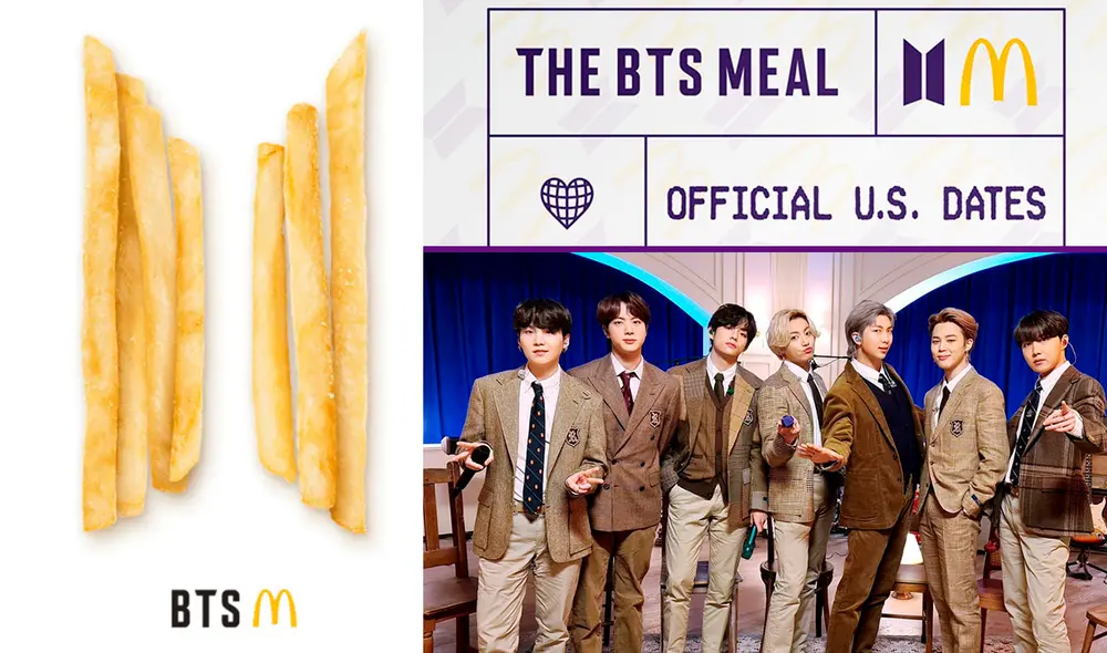 El CF oficial del BTS Meal se lanzará el 26 de mayo. Mira el cronograma promocional. Foto: composición BIGHIT MUSIC/McDonald's