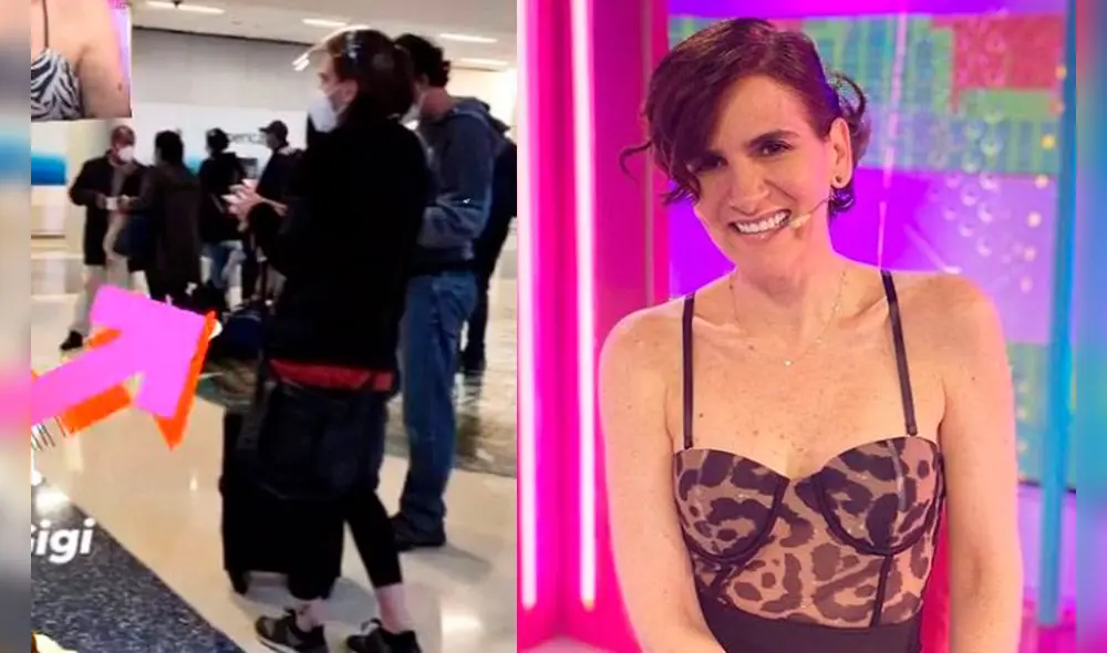 La conductora de Amor y fuego fue captada en el aeropuerto regresando de Estados Unidos. Foto: Instagram La conductora de Amor y fuego fue captada en el aeropuerto regresando de Estados Unidos. Foto: Instagram