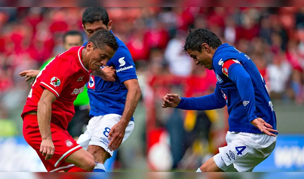 Toluca vs. Cruz Azul disputarán el duelo desde las 7.00 p. m. (hora peruana). Foto: EFE