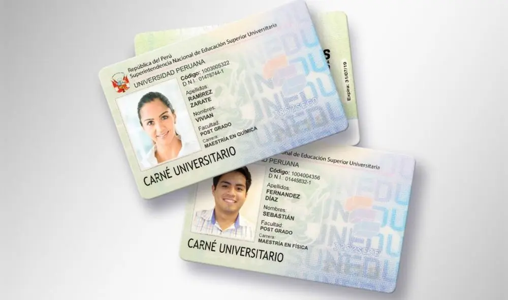 La vigencia del carné universitario fue ampliado hasta mayo de este 2021 debido a la emergencia sanitaria nacional. Foto: difusión La vigencia del carné universitario fue ampliado hasta mayo de este 2021 debido a la emergencia sanitaria nacional. Foto: difusión