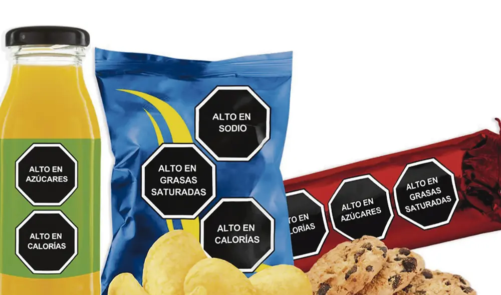 Medida. Desde junio del 2019 tienen vigencia los octógonos. Foto: difusión Medida. Desde junio del 2019 tienen vigencia los octógonos. Foto: difusión