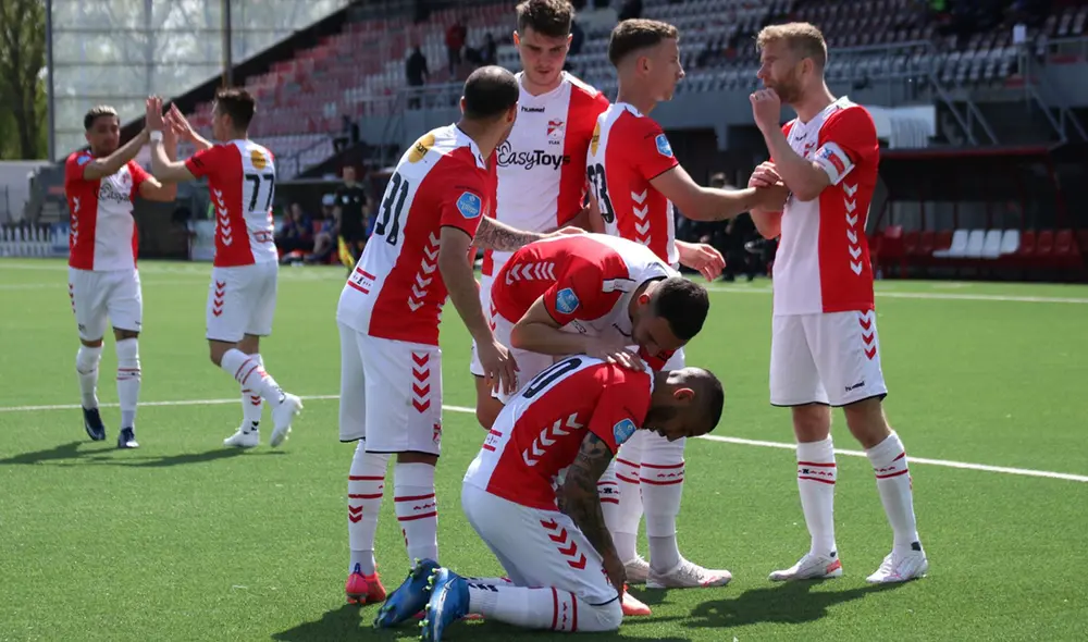 Sergio Peña registra cinco goles con FC Emmen en lo que va del 2021. Foto: Twitter