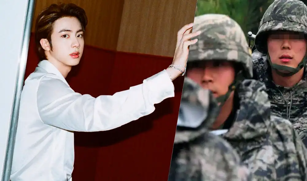Jin dijo que seguirá y animará a BTS por internet luego de ingresar al servicio militar. Foto: composición Diario La República / hybe