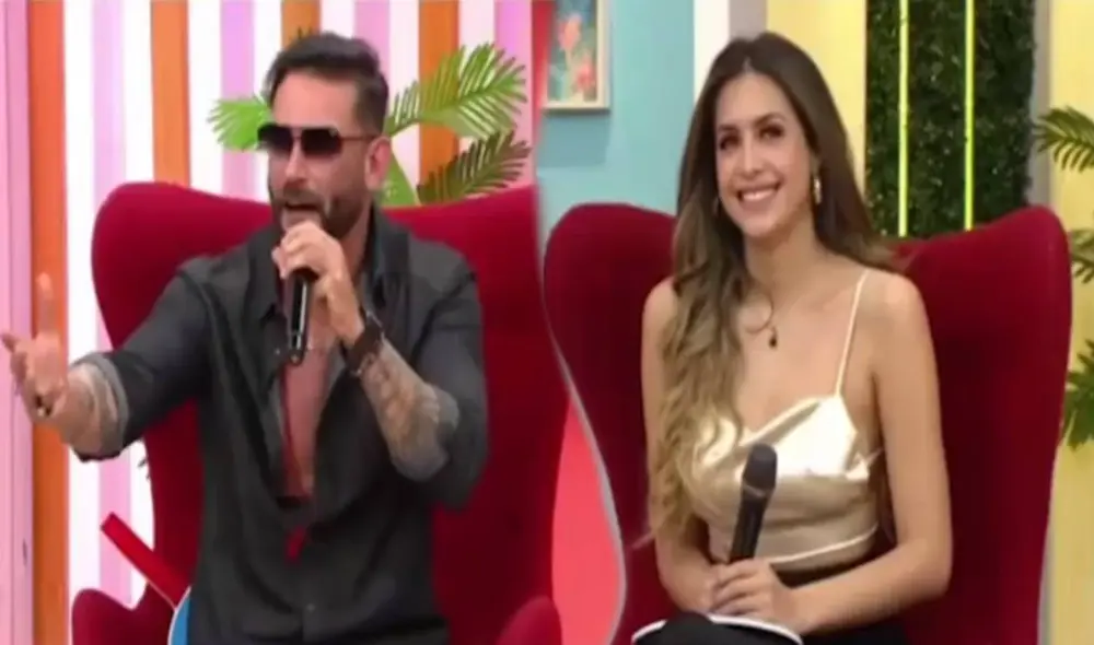 Diego Val confesó que vio por primera vez a Milett Figueroa hace siete años atrás. Foto: captura América TV Diego Val confesó que vio por primera vez a Milett Figueroa hace siete años atrás. Foto: captura América TV