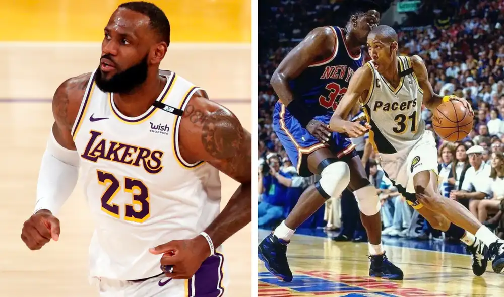 Reggie Miller sobre play in y comentarios de jugadores NBA. Foto: composición Instagram/EFE