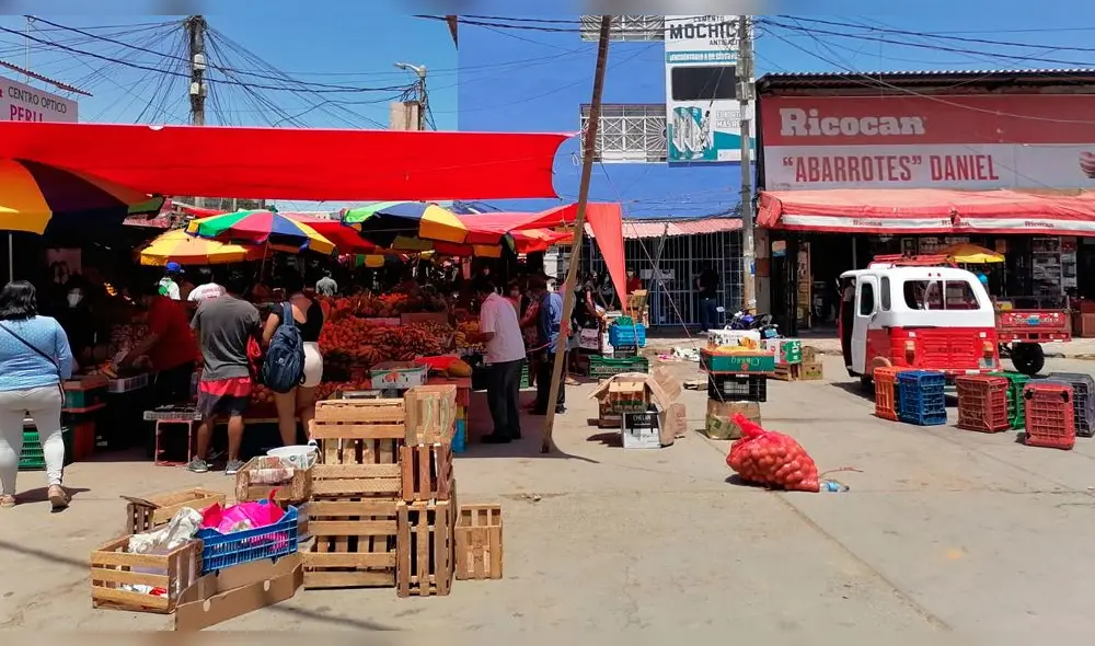 Mercado Modelo de Talara será cerrado para evitar contagios de la COVID-19. Foto: difusión Mercado Modelo de Talara será cerrado para evitar contagios de la COVID-19. Foto: difusión