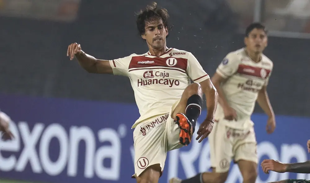 Rafael Guarderas jugó 72 minutos en el Universitario vs. Defensa y Justicia. Foto: Universitario Rafael Guarderas jugó 72 minutos en el Universitario vs. Defensa y Justicia. Foto: Universitario