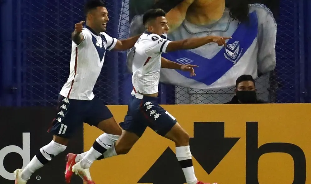 Vélez sumó su segundo triunfo en el Grupo G de la Copa Libertadores 2021. Foto: EFE