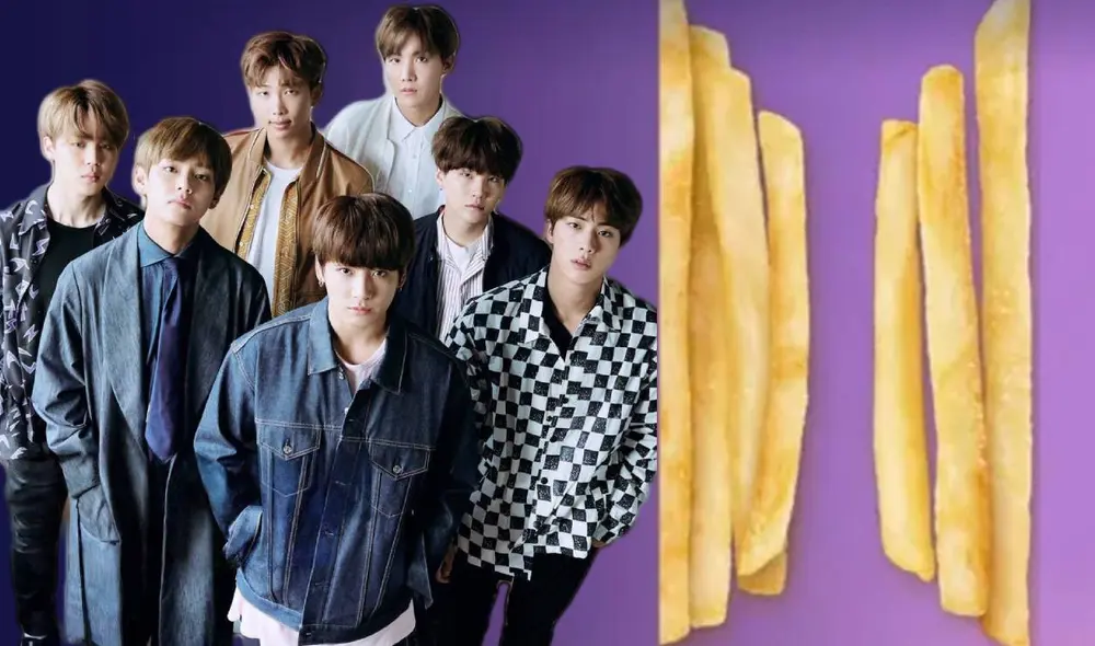 Camiseta inspirada en BTS Meal incluirá elementos del hangul, el alfabeto coreano. Foto: composición LR/HYBE Camiseta inspirada en BTS Meal incluirá elementos del hangul, el alfabeto coreano. Foto: composición LR/HYBE