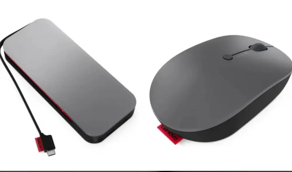 La submarca Lenovo Go ofrece mouses y baterías externas de 20.000 mAh de capacidad. Foto: Lenovo La submarca Lenovo Go ofrece mouses y baterías externas de 20.000 mAh de capacidad. Foto: Lenovo