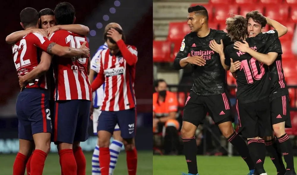 Real Madrid busca el bicampeonato mientras que el Atlético Madrid intenta obtener un nuevo título tras siete años. Foto: composición/EFE
