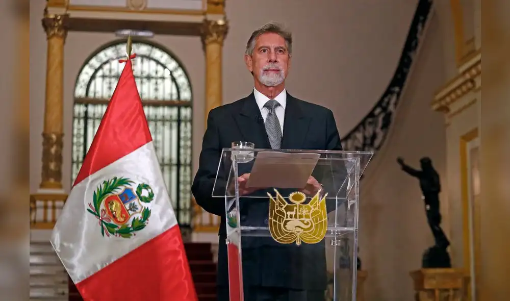 Francisco Sagasti viajó este viernes 14 de mayo a Chachapoyas. Foto: Presidencia