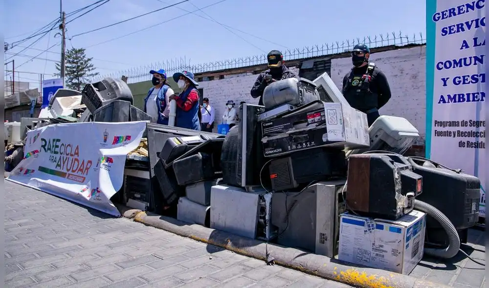 El año pasado se logró recolectar 30 toneladas de residuos. Foto: Municipalidad de Arequipa