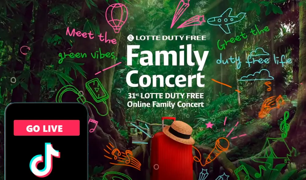 Lotte Duty Free Family Concert 2021 live stre vía TikTok. Foto: compposición LR Lotte Duty Free Family Concert 2021 live stre vía TikTok. Foto: compposición LR