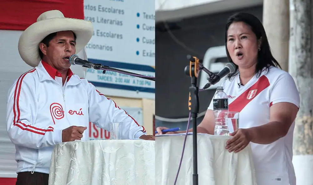 La última encuesta presidencial de Datum muestra una distancia entre ambos candidatos menor a la del sondeo anterior. Foto: composición EFE/Grupo La República