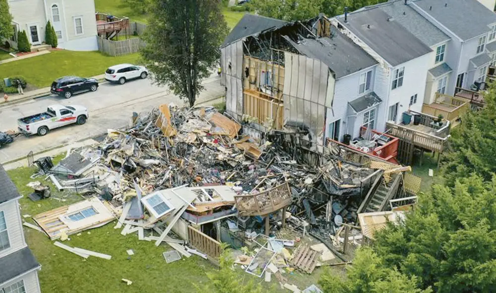 Escenario. Así quedó la vivienda donde ocurrió el crimen. Foto: difusión