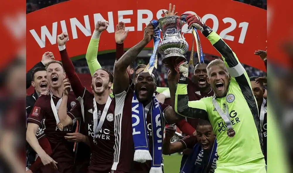 Leicester City ganó por primera vez en su historia la FA Cup. Foto: EFE/Kirsty Wigglesworth Leicester City ganó por primera vez en su historia la FA Cup. Foto: EFE/Kirsty Wigglesworth