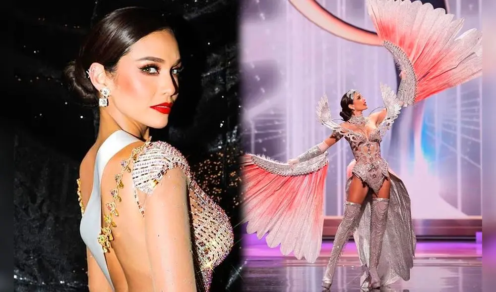 El traje típico de Janick Maceta fue diseñado por Beto Pinedo. Foto: Instagram / Janick Maceta