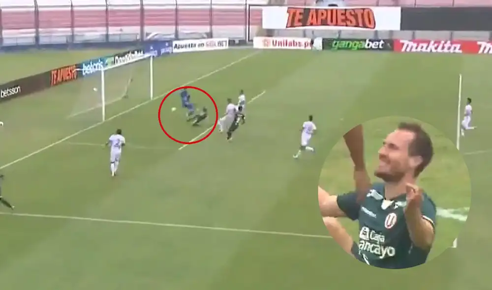 Hernán Novick registra cuatro goles en la Liga 1. Foto: captura Gol Perú