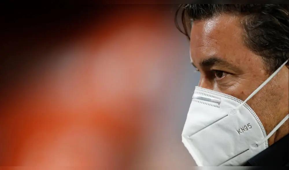 River Plate informó de jugadores contagiados con COVID-19. Gallardo tendrá más de un problema para armar el once. Foto: EFE/Natacha Pisarenko