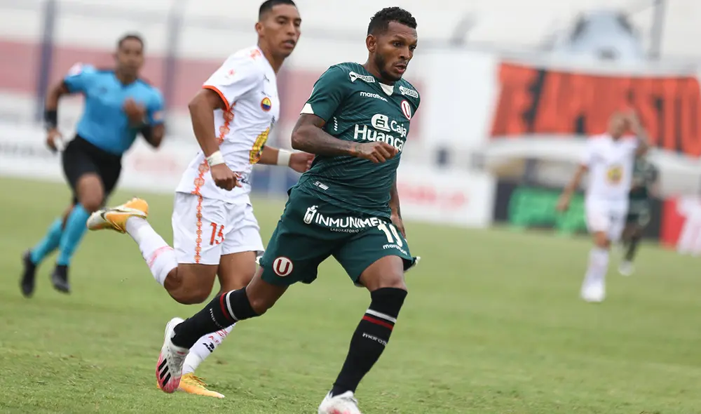 Alberto Quintero provocó el penal que desembocó en el 3-3 definitivo. Foto: Universitario Alberto Quintero provocó el penal que desembocó en el 3-3 definitivo. Foto: Universitario