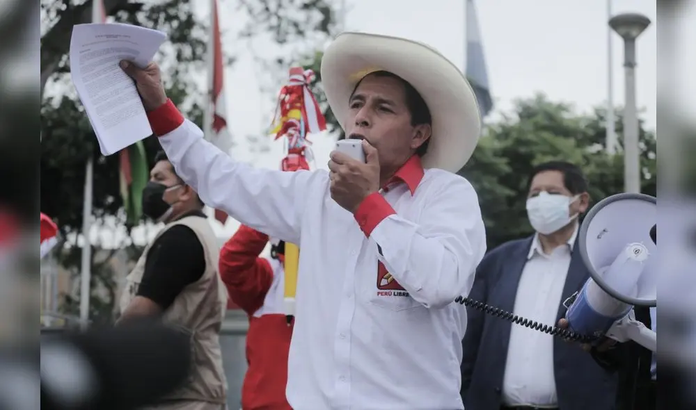 Pedro Castillo indicó que intentos de 'terruqueo' no han funcionado. Foto: John Reyes/La República