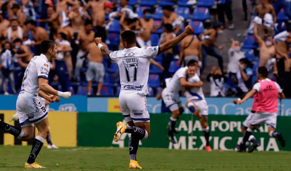 Puebla venció a Atlas y clasificó a las semifinales del Torneo Guardianes 2021 de Liga MX. Foto: EFE