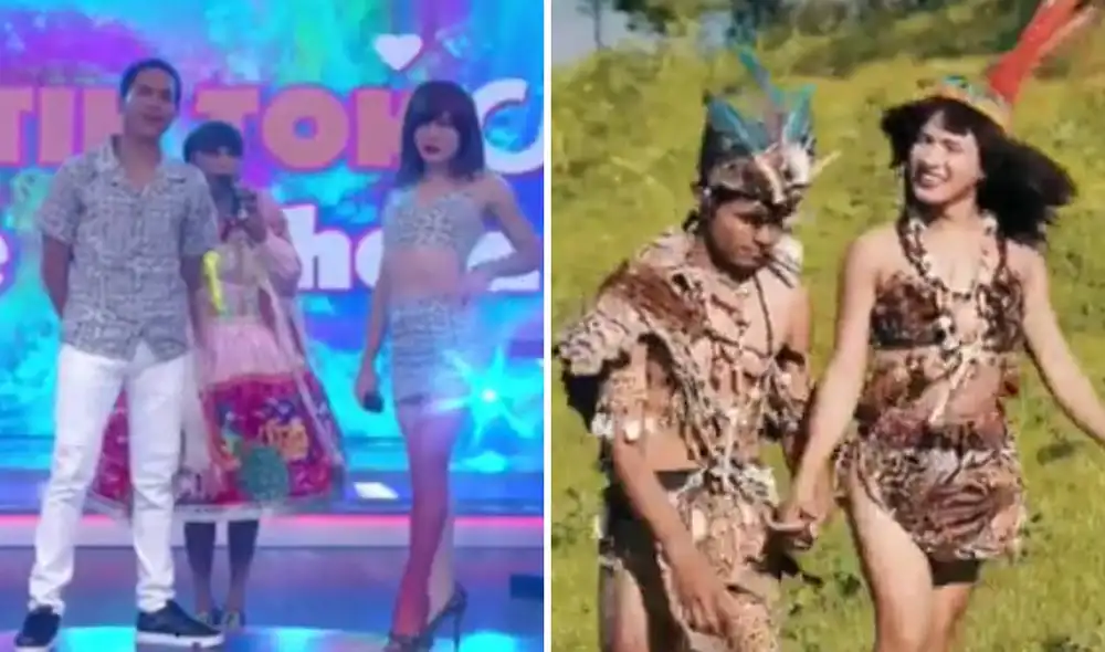 La Uchulú se emocionó con la llegada de su Shamuco. Foto: captura de América TV