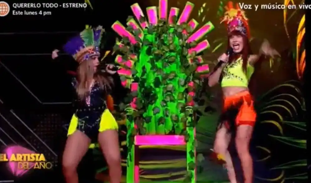 Janet Barboza elogió la presentación de La Uchulú y Ruth Karina. Foto: captura de América TV. Janet Barboza elogió la presentación de La Uchulú y Ruth Karina. Foto: captura de América TV.